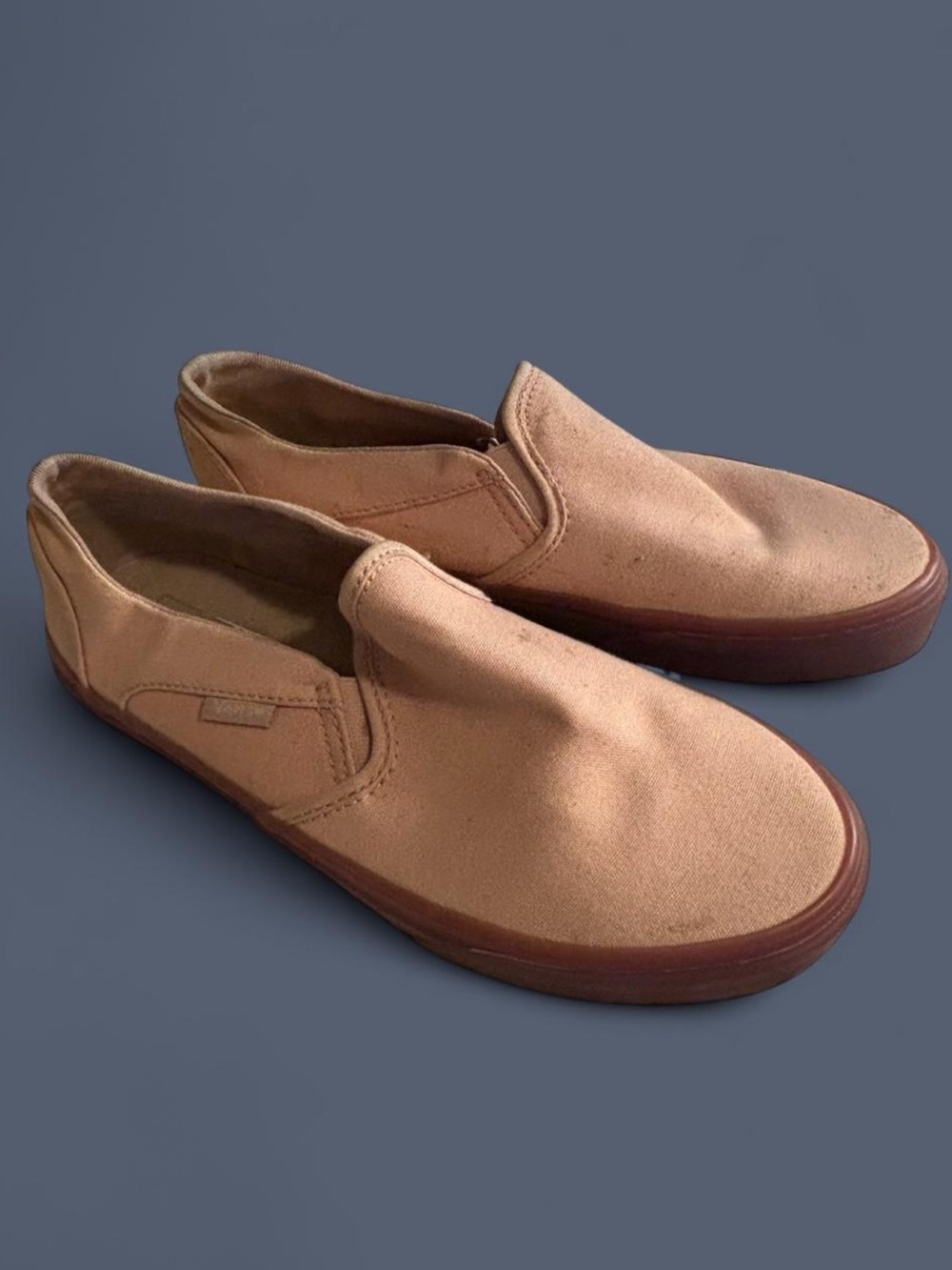Vans Women's Slip-On Sneakers Light Pink Sepia Rose Gum Sole